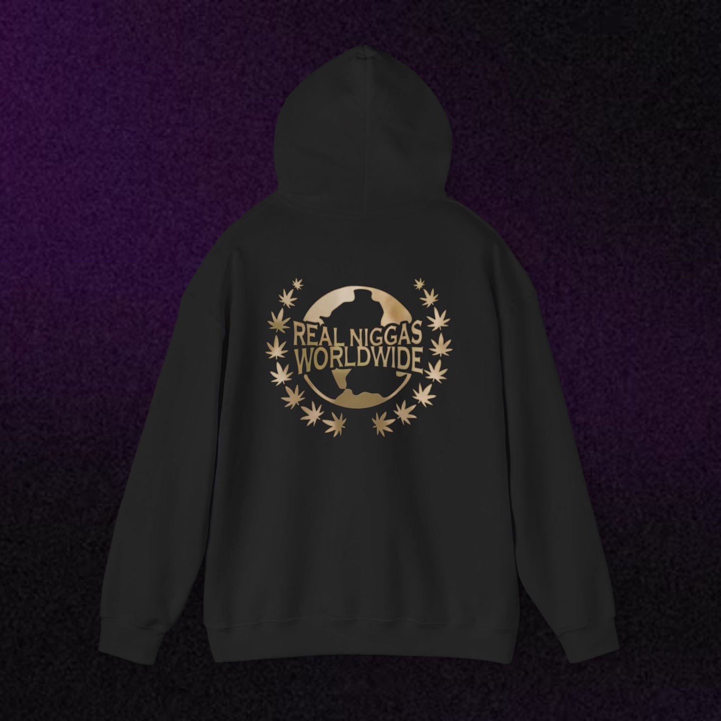 Graphic Hoodie — Vintage George Floyd Skull & 'Real Worldwide' Streetwear