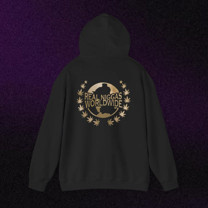 Graphic Hoodie — Vintage George Floyd Skull & 'Real Worldwide' Streetwear