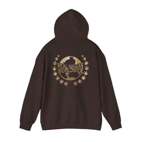 Graphic Hoodie — Vintage George Floyd Skull & 'Real Worldwide' Streetwear