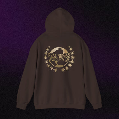 Graphic Hoodie — Vintage George Floyd Skull & 'Real Worldwide' Streetwear