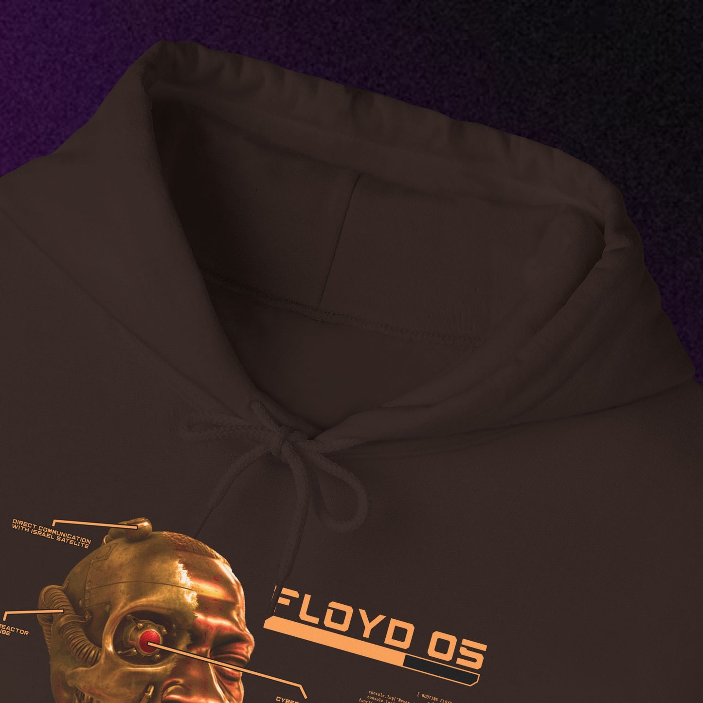 Graphic Hoodie — Vintage George Floyd Skull & 'Real Worldwide' Streetwear