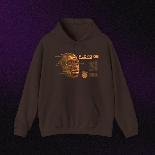 Graphic Hoodie — Vintage George Floyd Skull & 'Real Worldwide' Streetwear