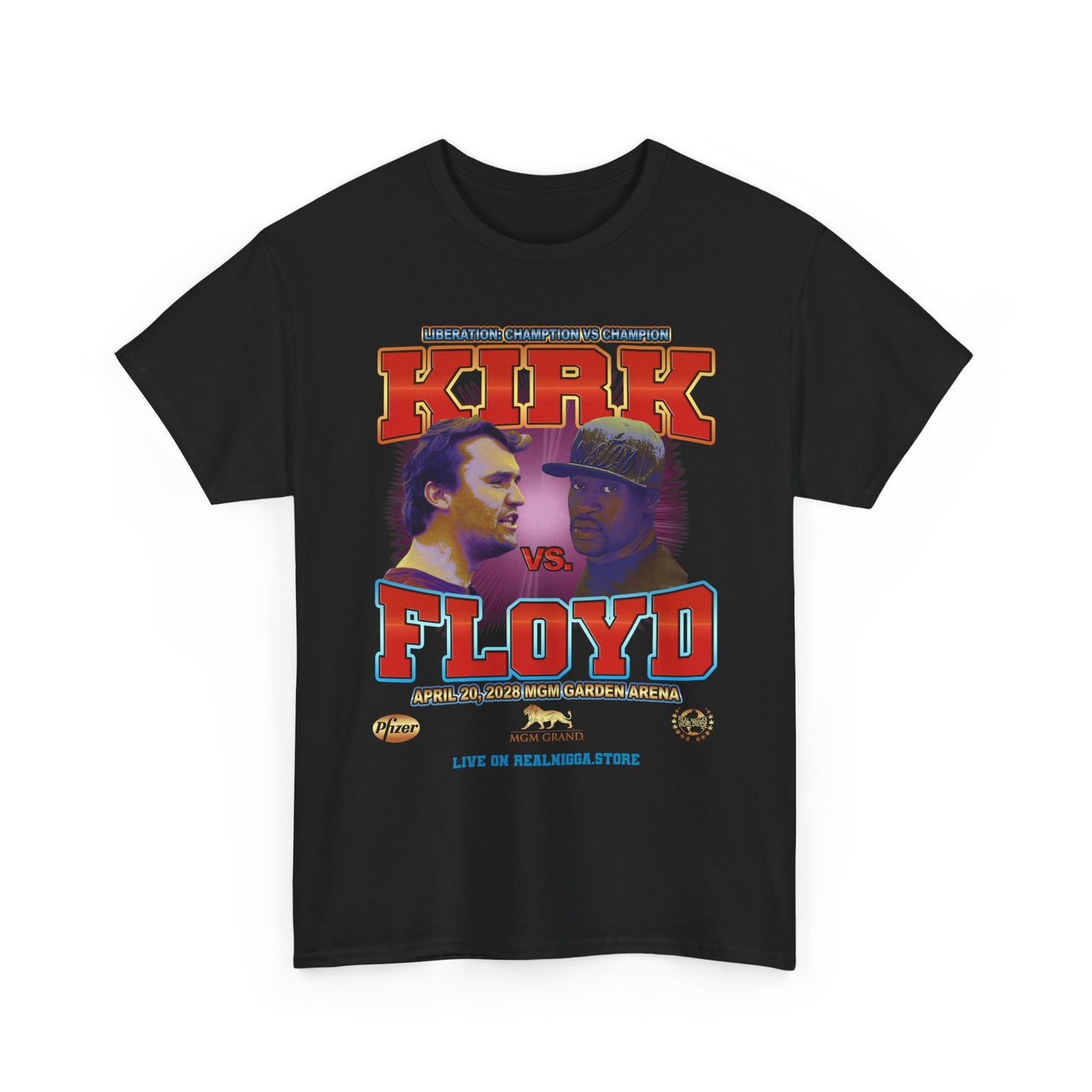 Kirk vs. Floyd Boxing Match Retro Tee